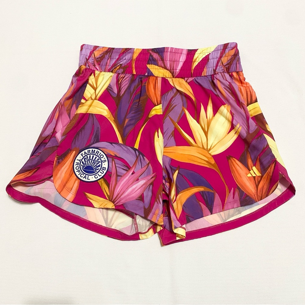 Adidas x Farm Rio Tropical Club Floral Training Pacer Shorts